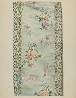Edith Magnette Prints: Embroidered Trimmimg, 1935 / 1942. Creator: Edith Magnette