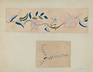 Pretty Gallery: Embroidery - Detail of Childs Dress, 1935 / 1942. Creator: Mary E Humes