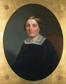 John Mix Stanley Prints: Emeline Willet, ca. 1853. Creator: John Mix Stanley