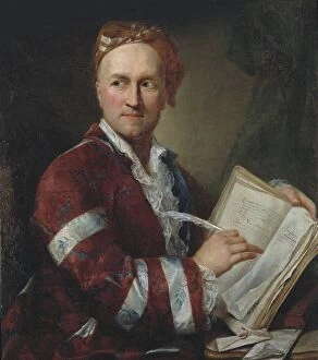 Ca 1760 Gallery: Emer de Vattel (Portrait of the Neuchatel scholar), ca 1760. Creator: Anonymous