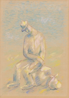 Tired Prints: The emigrant, 1934-1935. Creator: Mikulas Galanda