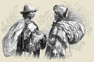 Tribesman Prints: Emigrants from Bolivia; About the Chincha Islands, 1875. Creator: Unknown