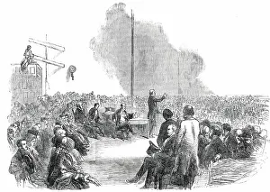 Settlers Prints: Emigration to Australia - Farewell Group Meeting of the Family Colonisation Loan Society