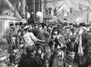 Migrating Prints: The Emigration of the Russian Jews - The Doctor Examining Steerage Passengers