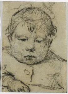 Emil Gauguin as a Child, Right Hand Forward, c. 1875-1876. Creator: Paul Gauguin (French