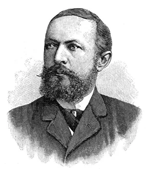Immunology Prints: Emil von Behring, German immunologist and bacteriologist, 1902