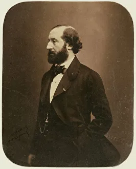 Emile Augier, about August 1857. Creator: Nadar