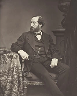 Adam Salomon Antoine Samuel Collection: Emile Augier [French dramatist], 1876 / 84. Creator: Antoine-Samuel Adam-Salomon