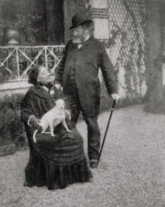 Emile Augier, French dramatist, 1885