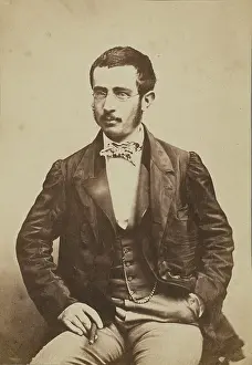 Cartes De Visite Prints: Emile Besselierie, 1854-1855. Creator: Nadar