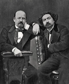Emile Erckmann and Alexandre Chatrian, French writers, 1887