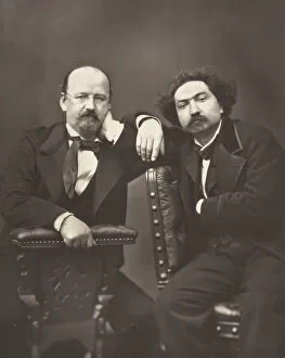 Mate Gallery: Émile Erckmann (French writer, 1822-1899) and Alexandre Chatrian (French writer