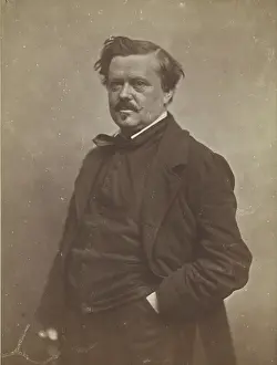 Felix Prints: Emile de la Bedolliere, journaliste, negative 1855-1859; print 1870-1879. Creator: Nadar