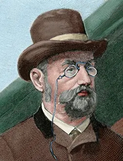 Emile Zola (1840-1902), French writer, 1890. Creator: Unknown