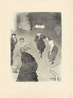 Belle Epoque Gallery: Emilienne d Alençon Rehearsing at the Folies-Bergère, from Le Café-Concert, 1893