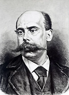 Emilio Castelar (1832-1899), Spanish writer, speaker and politician, he was president