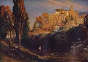 Emily and Valancourt at the Chateau Le Blanc: Lady Foix Hears from Dr Foix, Mysteries of Udulpho Artists: Samuel Palmer