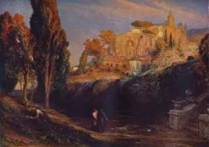 Emily and Valancourt at the Chateau Le Blanc: Lady Foix Hears from Dr Foix, Mysteries of Udulpho Artists: Samuel Palmer Emily and Valancourt at the Chateau Le Blanc: Lady Foix Hears from Dr Foix, Mysteries of Udulpho Artists: Samuel Palmer