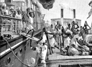 Henry Stanley Prints: Emin Pasha Relief Expedition, Banana Point