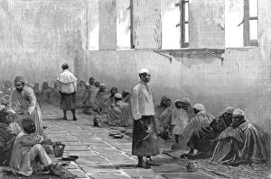 Arabs Gallery: Emin Pashas People 'At Home'in the Abbassiyeh Barrack s, Cairo, 1890. Creator: Unknown