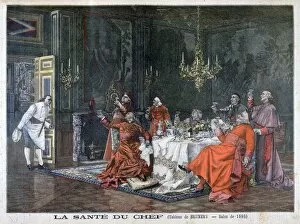 Chef Gallery: An Eminent Gathering, 1898. Artist: F Meaulle
