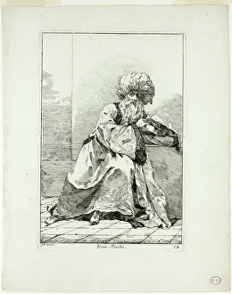 Vien Joseph Marie I Prints: Emir Bachi, plate twelve from Caravanne du Sultan à la Mecque