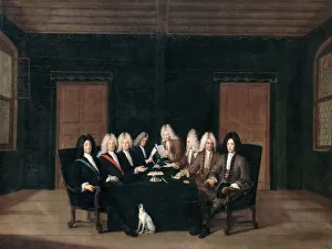 Baden Gallery: The emissaries of the peace congress of Baden on september 7th, 1714