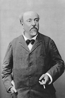 Emmanuel Chabrier (1841-1894), French Romantic composer and pianist. Artist: Benque