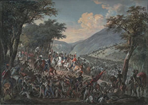 Alexander Pavlovich Gallery: Emperor Alexander I and his entourage passed through the Vosges mountains in July 1815, 1825