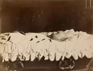 Sergei Lvovich 1819 1898 Gallery: Emperor Alexander III (1845-1894) on His Deathbed, 1894