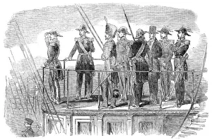 Naval Officers Prints: The Emperor on board the screw steam-yacht La Reine Hortense