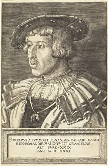 Beham Barthel Prints: Emperor Ferdinand I, 1531. Creator: Barthel Beham
