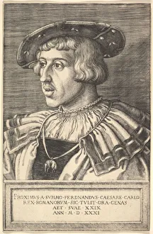 King Of Hungary Collection: Emperor Ferdinand I, 16th century. Creator: Barthel Beham