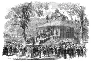 Presentation Prints: The Emperor of the French distributing the prizes of the Agricultural Show at Orleans