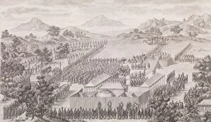 Charles Nicolas Cochin Collection: The Emperor Greeting The Triumphant Troops Outside of the Capital, 1772