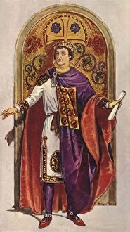 Byzantine Gallery: The Emperor Justinian - Sixth Century, A.D. 1924. Creator: Herbert Norris
