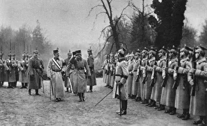 Visiting Prints: Emperor Karl I of Austria visiting Kaiser Wilhelm II at Army headquarters