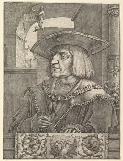 Lucas Jacobsz Prints: Emperor Maximillian I, 1520. Creator: Lucas van Leyden