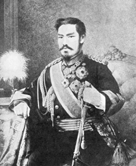Mutsuhito Prints: Emperor Mutsuhito, Japanese, c1867