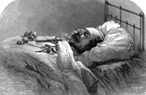 Second Empire Prints: Emperor Napoleon III of France on his deathbed, 1873