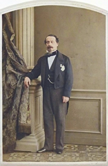 Bonaparte Napoleon Iii Prints: Emperor Napoleon III, March 1860. Creator: Olympe Aguado