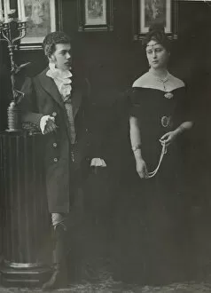 Monochrome Picture Collection: Emperor Nicholas II (1868-1918) and Grand Duchess Elizabeth Fyodorovna (1864-1918)
