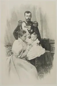 Grand Duchess Prints: Emperor Nicholas II of Russia, Empress Alexandra Fyodorovna of Russia and Grand Duches