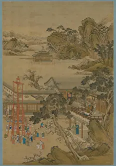 Castiglione Prints: Emperor Qianlong Celebrate Lantern Festival
