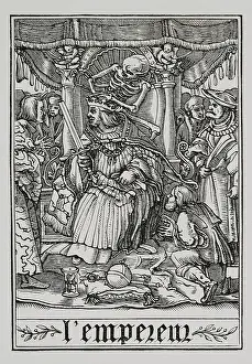 Affluent Prints: The Emperor visited by Death from 'The Dance of Death'