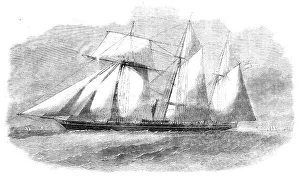 Sails Prints: The Emperor Yacht for presentation by the British Government to the Emperor of Japan