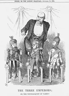 Swain Prints: The Three Emperors, 1884. Artist: Joseph Swain