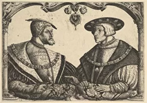 Charles I Gallery: Emperors Charles V and Ferdinand I, ca. 1531. Creator: Christoph Bockstorffer
