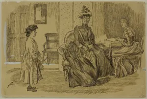 Keene Charles Samuel Prints: At the Employment Office, 1870 / 91. Creator: Charles Samuel Keene