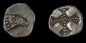 Emporiae coin, 475-450 BC. Artist: Numismatic, Ancient Coins Emporiae coin, 475-450 BC. Artist: Numismatic, Ancient Coins